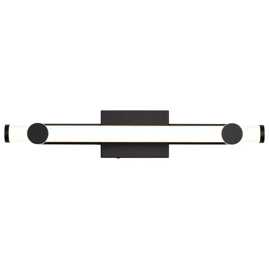 Bowman 24-Inch LED Vanity Light in Matte Black - Image 8