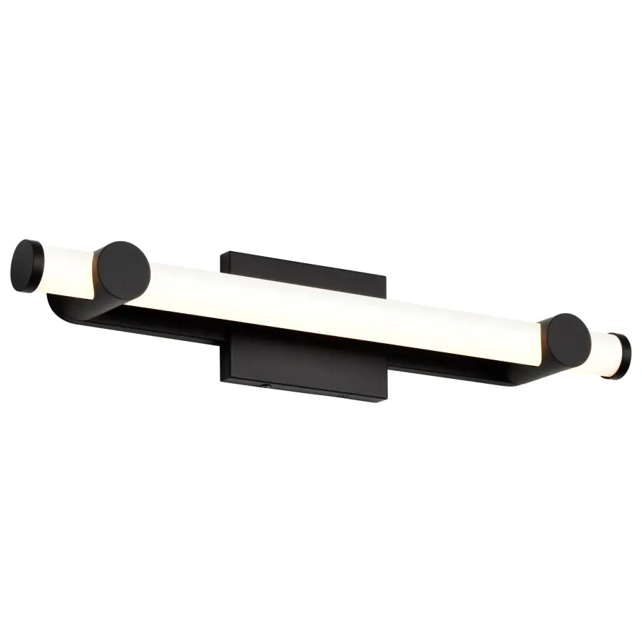 Bowman 24-Inch LED Vanity Light in Matte Black - Image 10