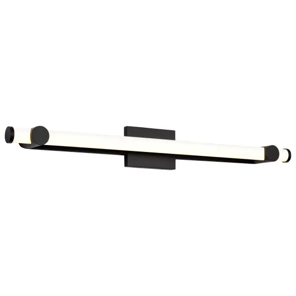 Bowman 36-Inch LED Vanity Light in Matte Black - Image 4