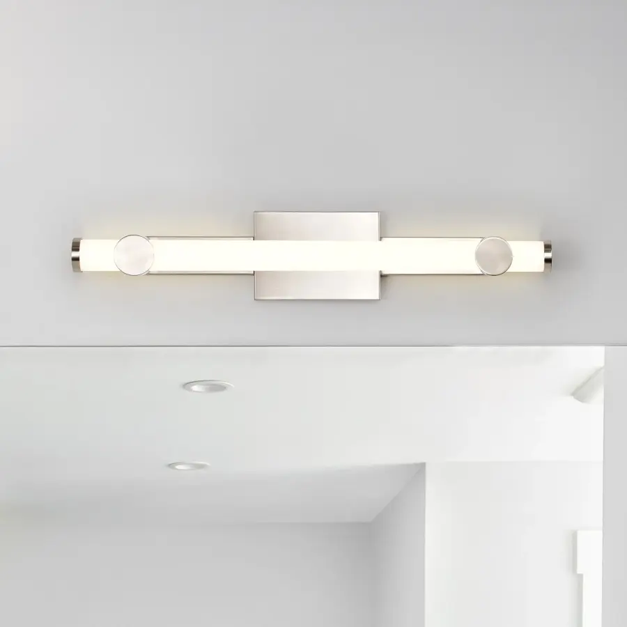 Bowman 24-Inch LED Vanity Light in Brushed Nickel - Image 3