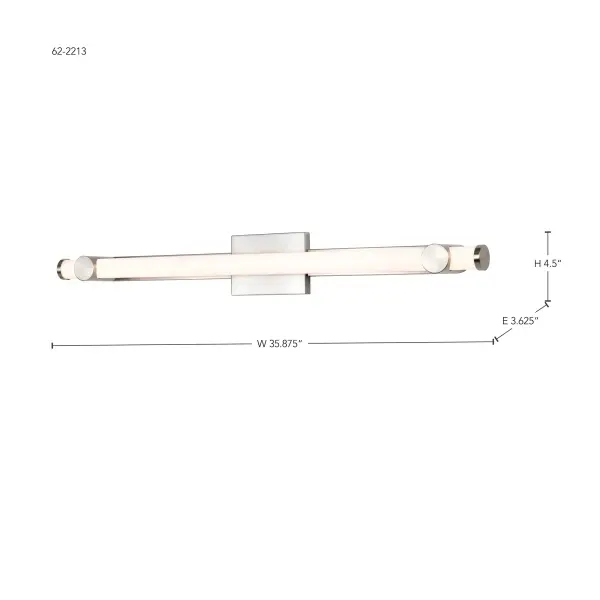 Bowman 36-Inch LED Vanity Light in Brushed Nickel - Image 16