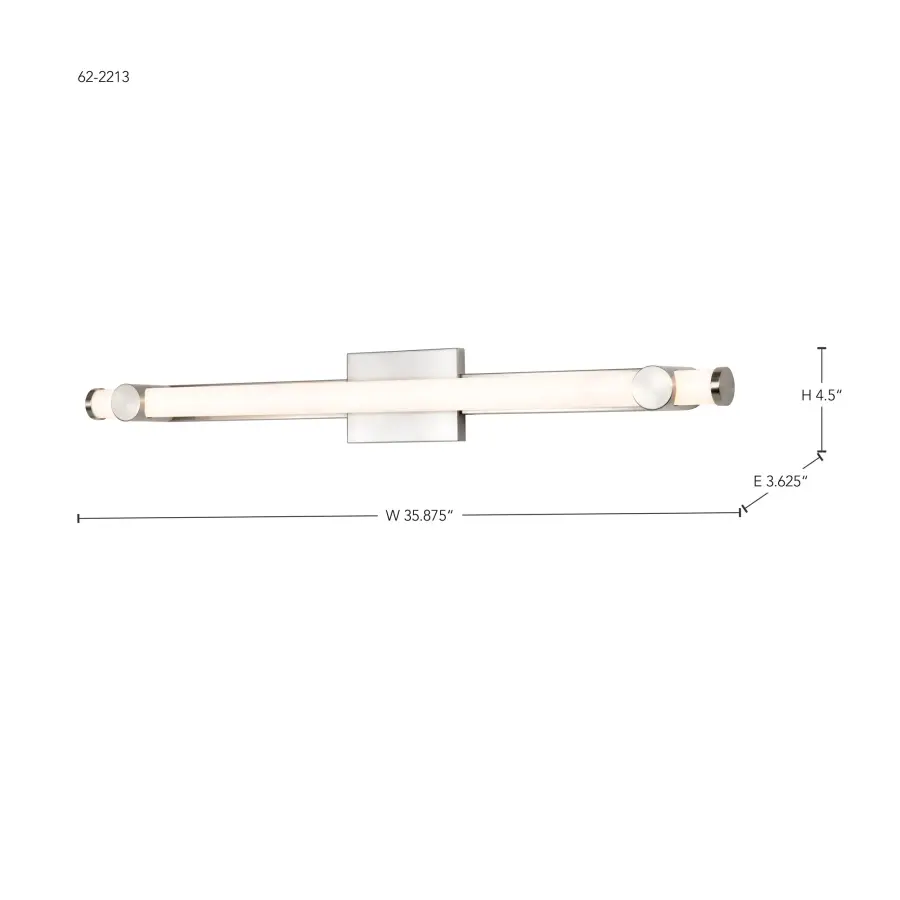 Bowman 36-Inch LED Vanity Light in Brushed Nickel - Image 16