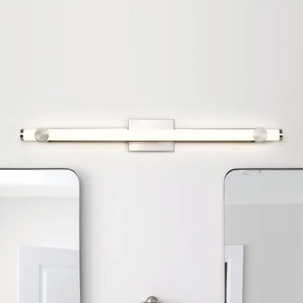 Bowman 36-Inch LED Vanity Light in Brushed Nickel - Image 3