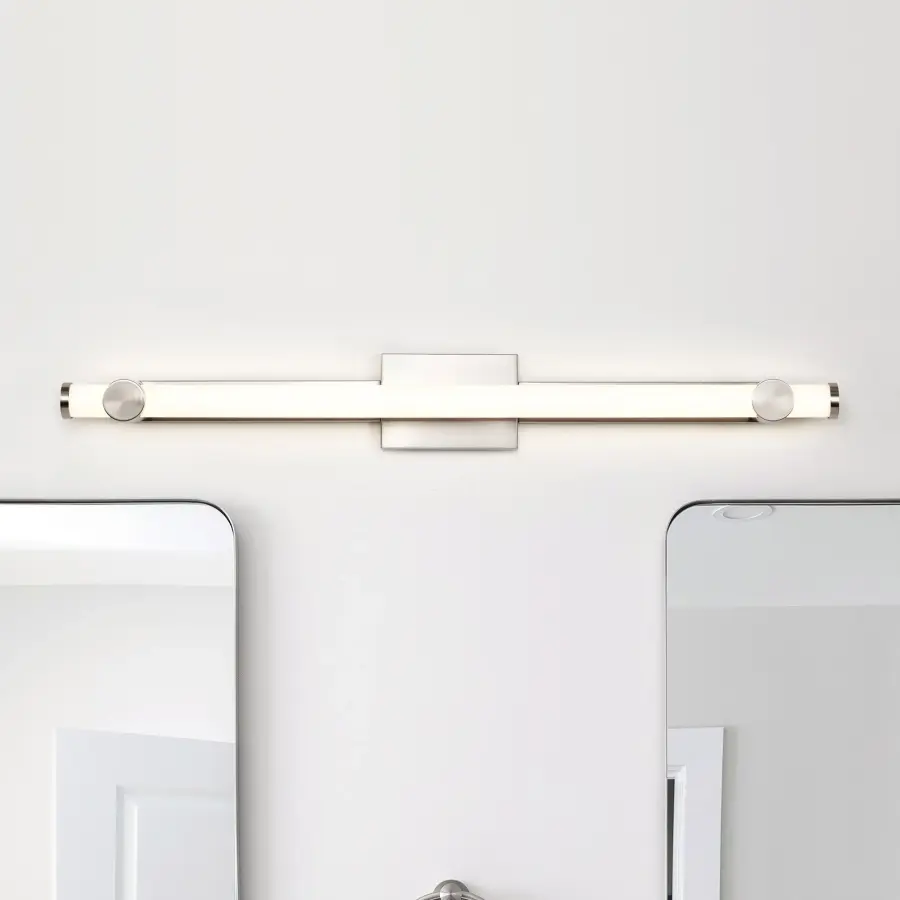 Bowman 36-Inch LED Vanity Light in Brushed Nickel - Image 3
