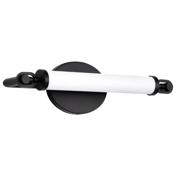 Edgeworth 16-Inch LED Vanity Light in Matte Black - Image 1