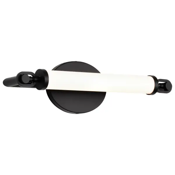 Edgeworth 16-Inch LED Vanity Light in Matte Black - Image 4