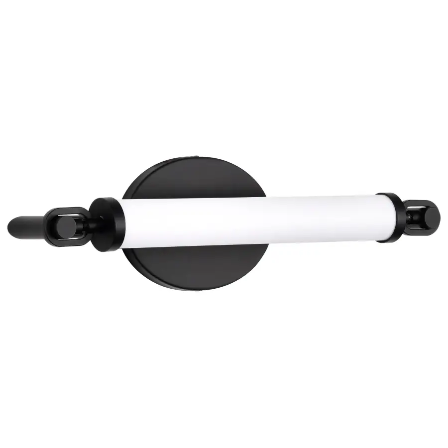 Edgeworth 16-Inch LED Vanity Light in Matte Black - Image 5