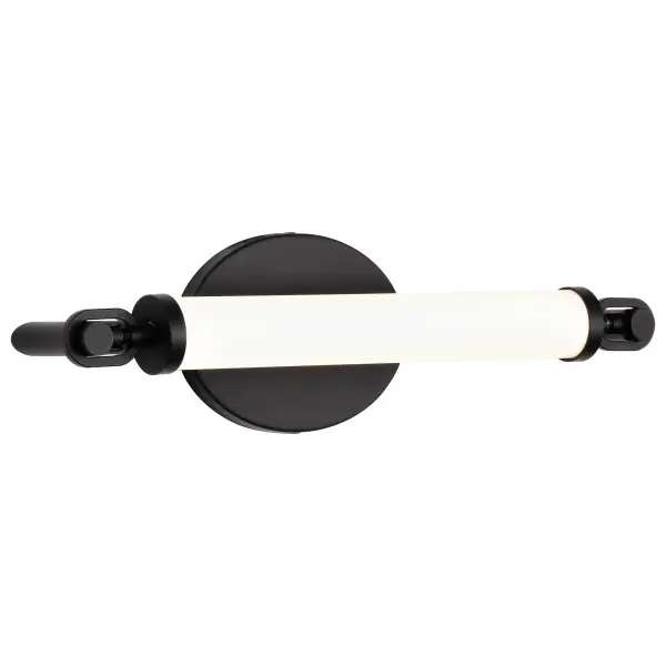 Edgeworth 16-Inch LED Vanity Light in Matte Black - Image 6