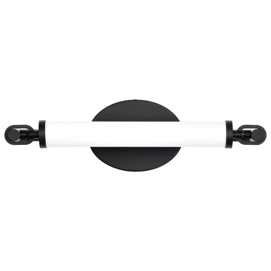 Edgeworth 16-Inch LED Vanity Light in Matte Black - Image 9