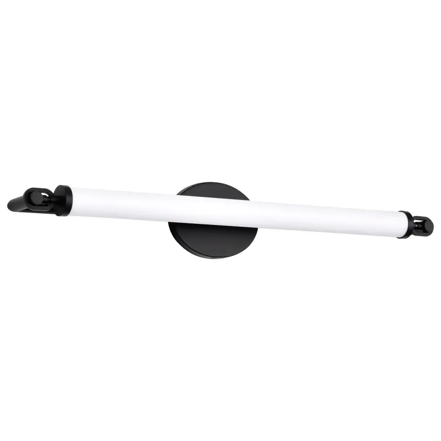 Edgeworth 28-Inch LED Vanity Light in Matte Black - Image 1