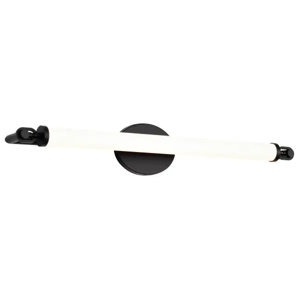 Edgeworth 28-Inch LED Vanity Light in Matte Black - Image 4