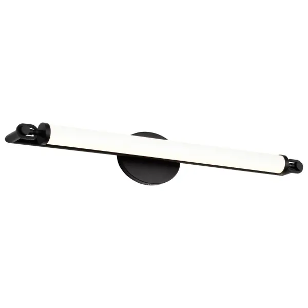 Edgeworth 28-Inch LED Vanity Light in Matte Black - Image 6