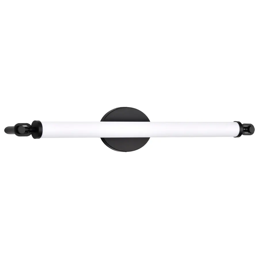 Edgeworth 28-Inch LED Vanity Light in Matte Black - Image 7