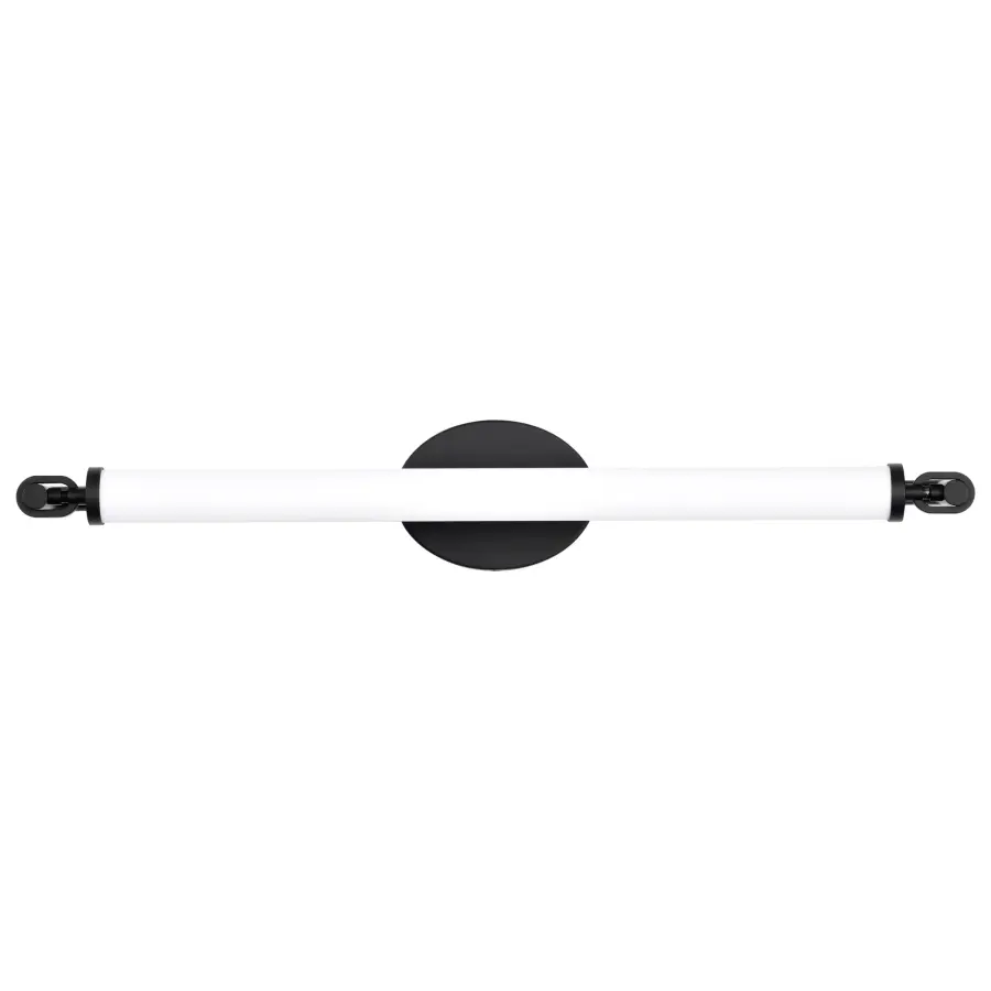 Edgeworth 28-Inch LED Vanity Light in Matte Black - Image 9