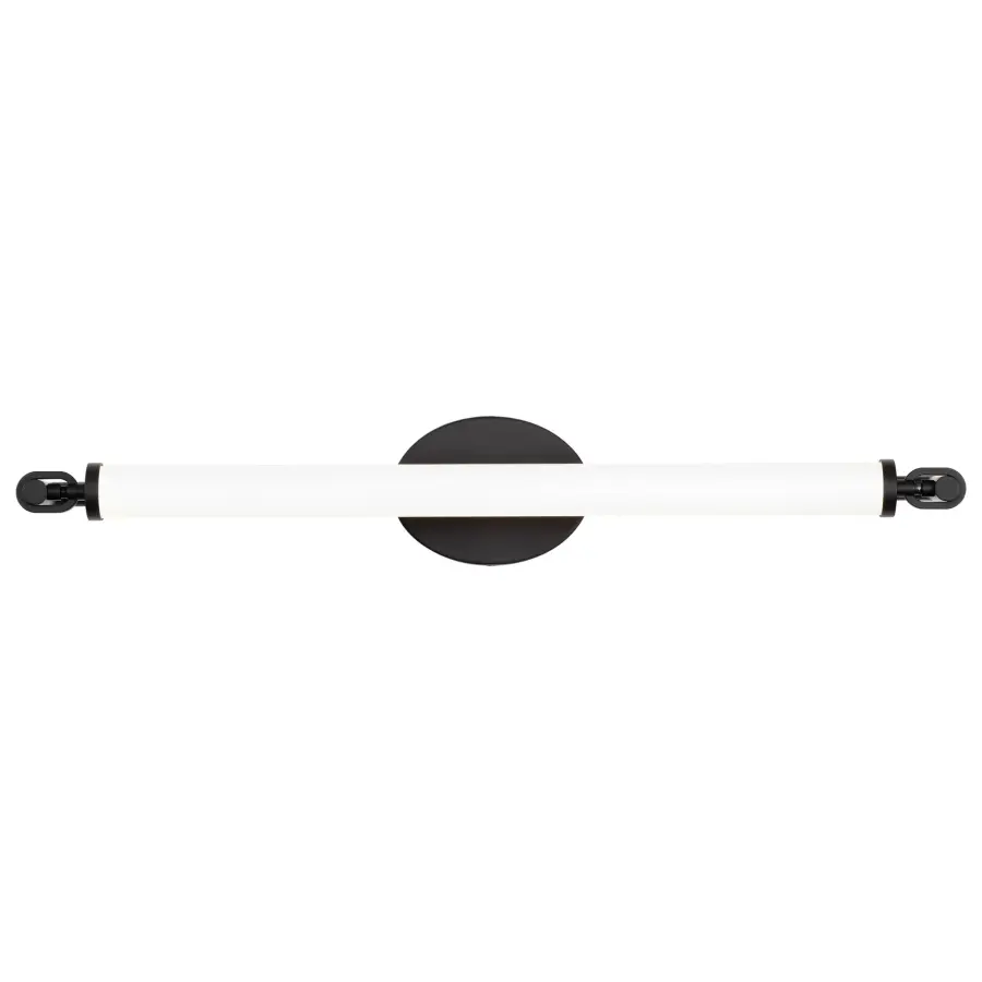 Edgeworth 28-Inch LED Vanity Light in Matte Black - Image 10