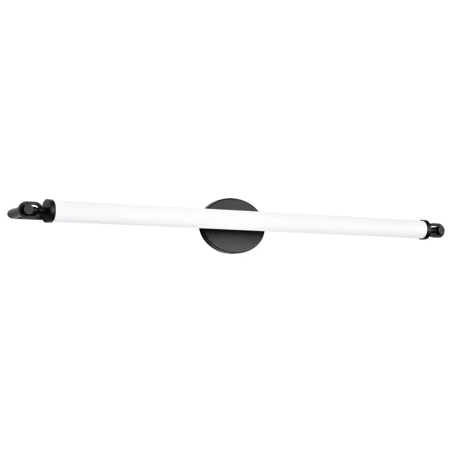 Edgeworth 40-Inch LED Vanity Light in Matte Black - Image 1