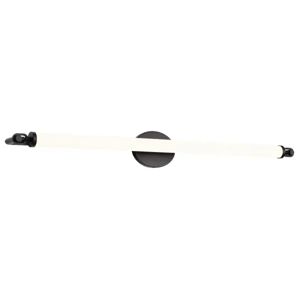 Edgeworth 40-Inch LED Vanity Light in Matte Black - Image 4