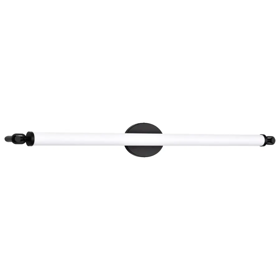 Edgeworth 40-Inch LED Vanity Light in Matte Black - Image 5