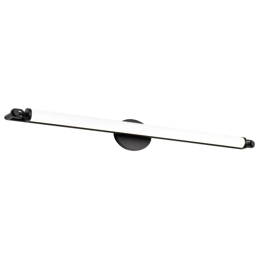Edgeworth 40-Inch LED Vanity Light in Matte Black - Image 8
