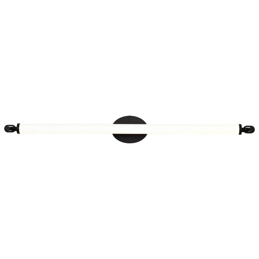 Edgeworth 40-Inch LED Vanity Light in Matte Black - Image 10