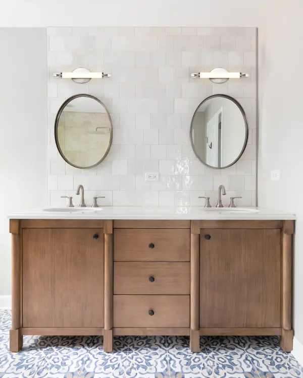 Edgeworth 16" LED Vanity Light in Brushed Nickel - Image 2
