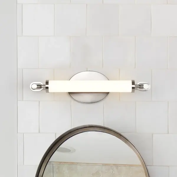 Edgeworth 16" LED Vanity Light in Brushed Nickel - Image 3