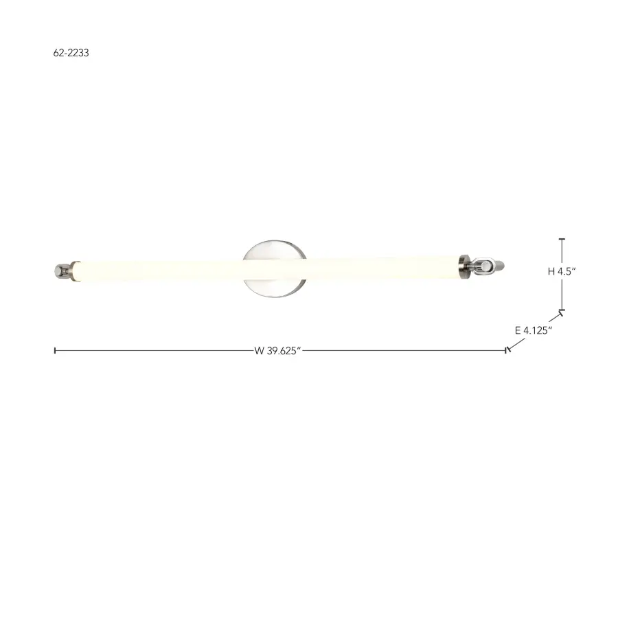 Edgeworth 40-Inch LED Vanity Light in Brushed Nickel - Image 17
