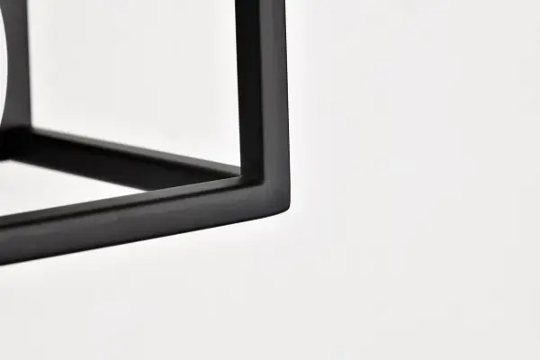 Jenkins 2-Light LED Vanity Light in Matte Black with Frosted Glass - Image 15