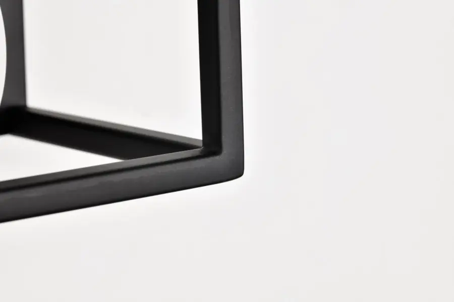 Jenkins 2-Light LED Vanity Light in Matte Black with Frosted Glass - Image 15