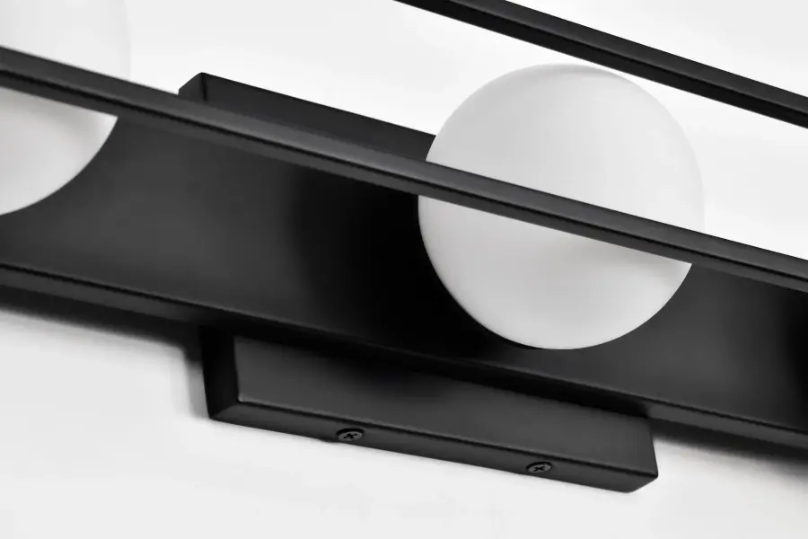Jenkins 24-Inch 3-Light LED Vanity Light in Matte Black - Image 13