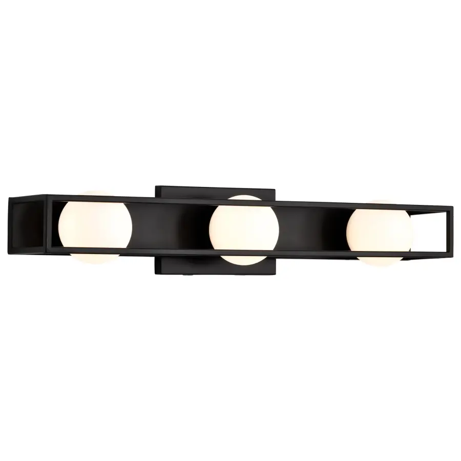 Jenkins 24-Inch 3-Light LED Vanity Light in Matte Black - Image 6