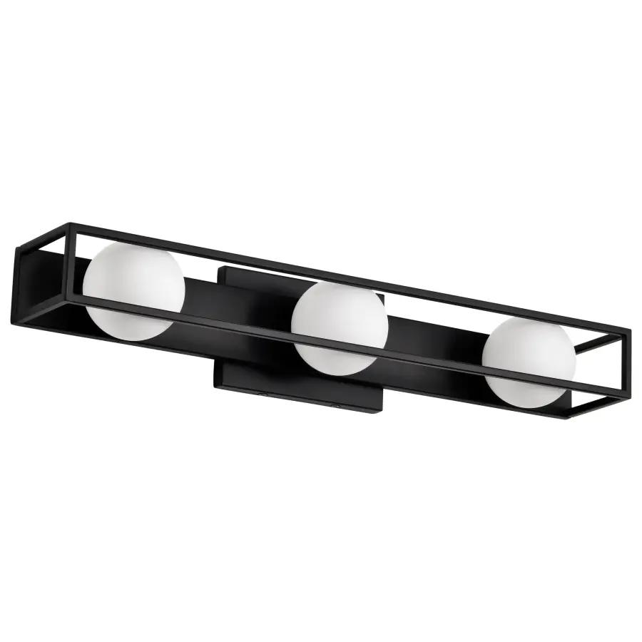 Jenkins 24-Inch 3-Light LED Vanity Light in Matte Black - Image 7