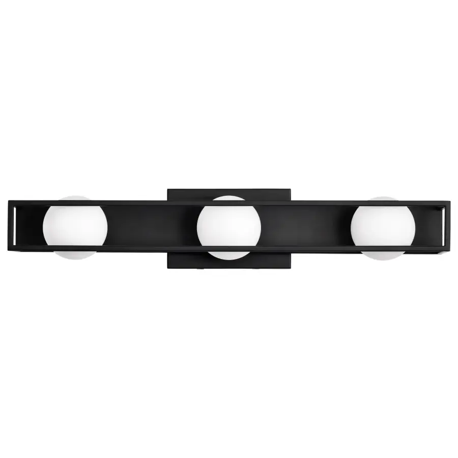 Jenkins 24-Inch 3-Light LED Vanity Light in Matte Black - Image 9