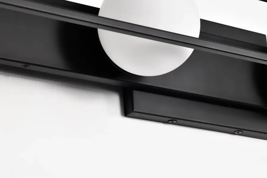 Jenkins 32-Inch 4-Light LED Vanity Light in Matte Black - Image 14