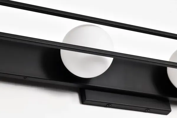Jenkins 32-Inch 4-Light LED Vanity Light in Matte Black - Image 16