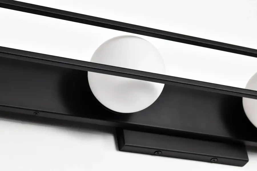 Jenkins 32-Inch 4-Light LED Vanity Light in Matte Black - Image 16