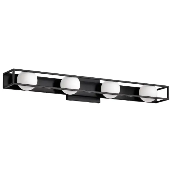 Jenkins 32-Inch 4-Light LED Vanity Light in Matte Black - Image 5