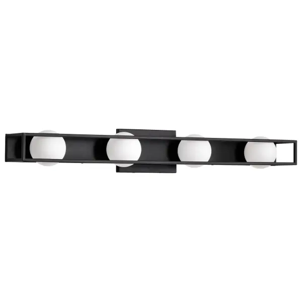 Jenkins 32-Inch 4-Light LED Vanity Light in Matte Black - Image 7