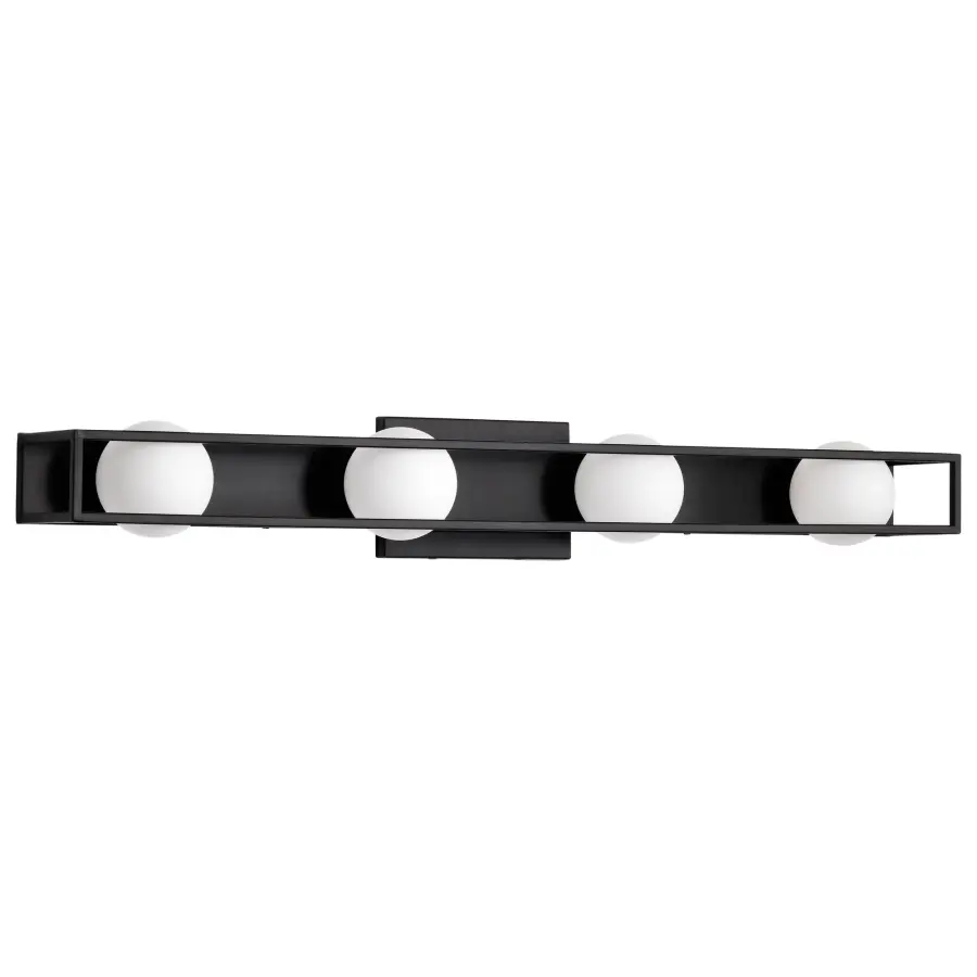 Jenkins 32-Inch 4-Light LED Vanity Light in Matte Black - Image 7