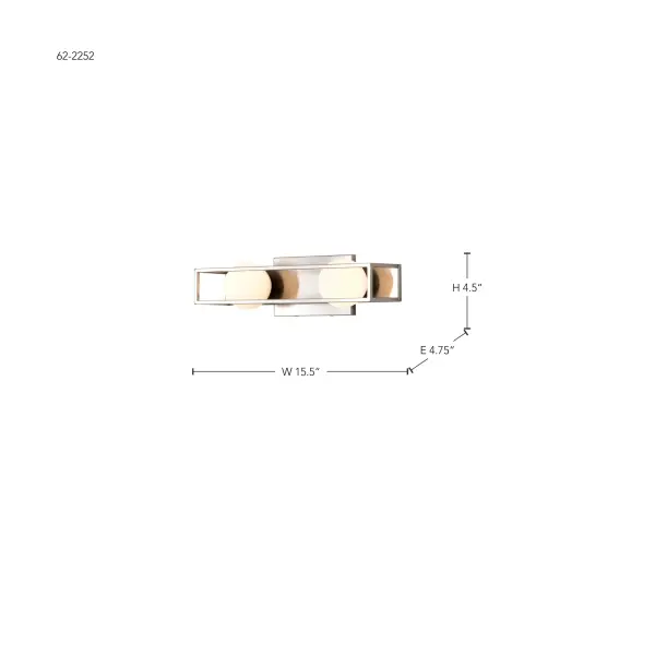 Jenkins 2-Light LED Vanity Light in Brushed Nickel - Image 17