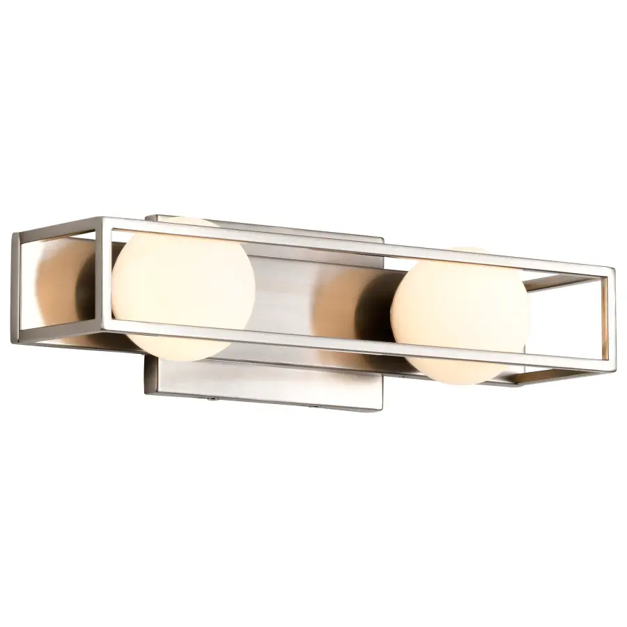 Jenkins 2-Light LED Vanity Light in Brushed Nickel - Image 4