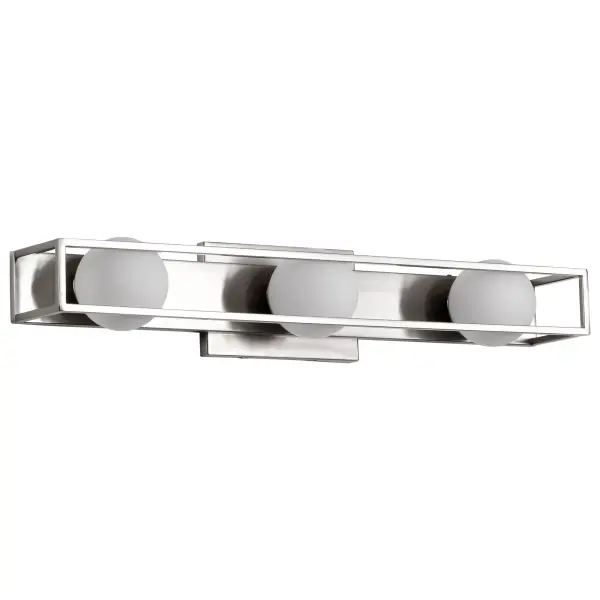 Jenkins 3-Light LED Vanity Light in Brushed Nickel - Image 1