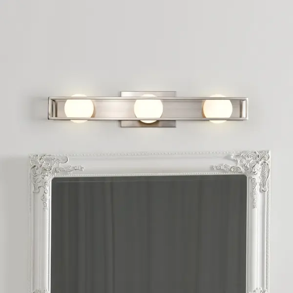 Jenkins 3-Light LED Vanity Light in Brushed Nickel - Image 3