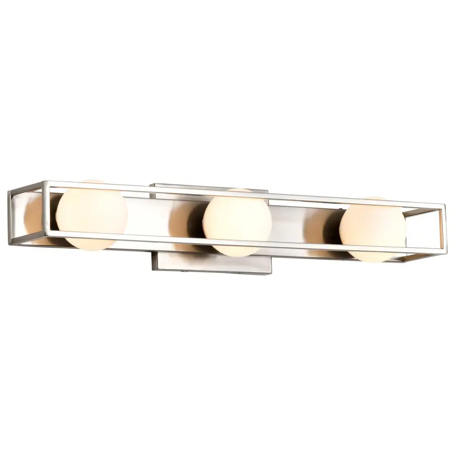Jenkins 3-Light LED Vanity Light in Brushed Nickel - Image 4