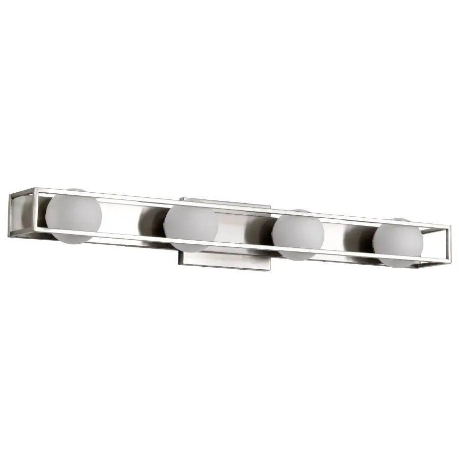 Jenkins 32-Inch 4-Light LED Vanity Light in Brushed Nickel - Image 1