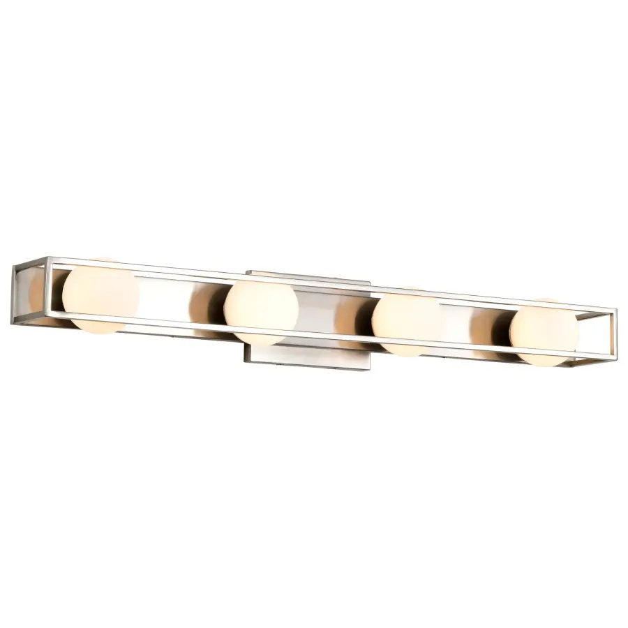 Jenkins 32-Inch 4-Light LED Vanity Light in Brushed Nickel - Image 4