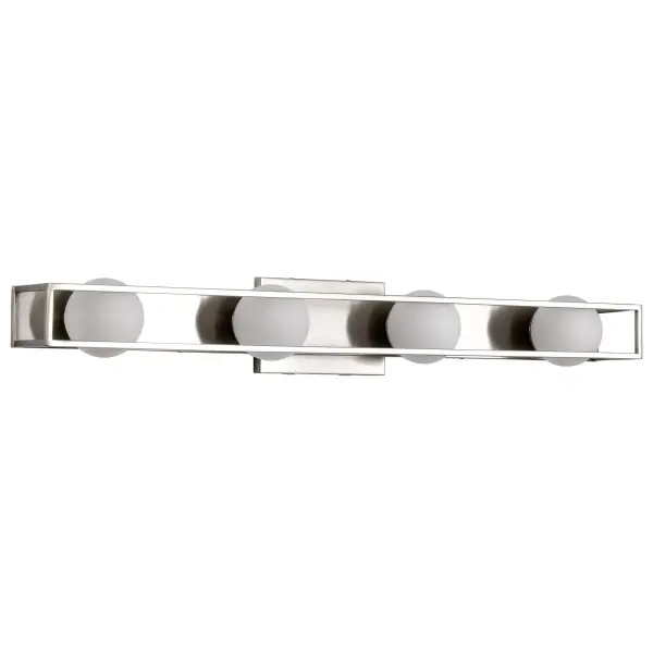 Jenkins 32-Inch 4-Light LED Vanity Light in Brushed Nickel - Image 7