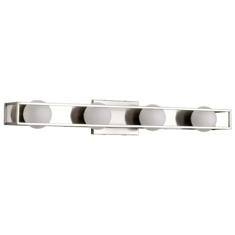 Jenkins 32-Inch 4-Light LED Vanity Light in Brushed Nickel - Image 7
