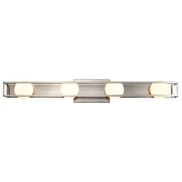 Jenkins 32-Inch 4-Light LED Vanity Light in Brushed Nickel - Image 10