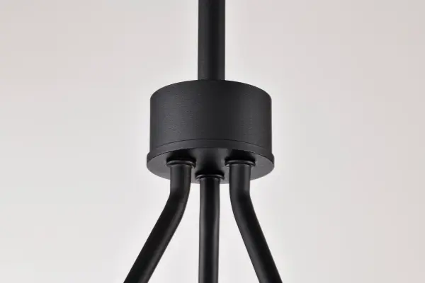 Longford 20" LED Pendant in Textured Black - Image 9